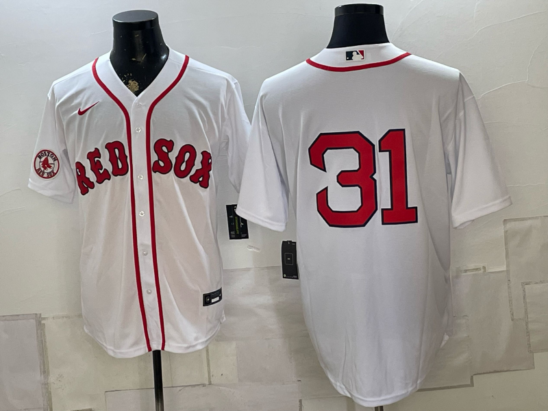2026 Men Boston Red Sox #31 white Nike MLB Jersey 0824003->boston red sox->MLB Jersey